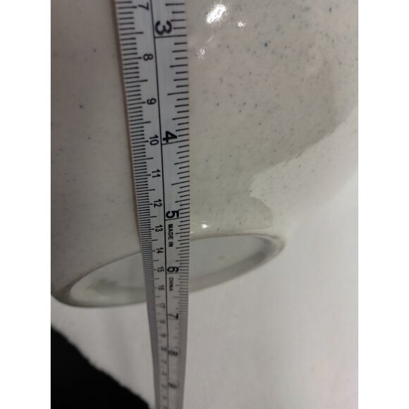 Vintage Metlox Poppytrail Provincial Blue Farm Scene Round Salad Bowl MCM - Picture 8 of 8